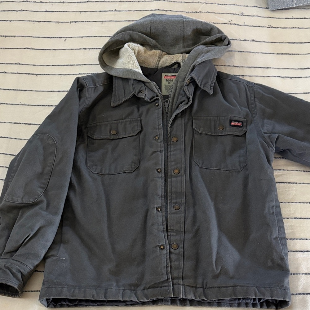 Gray Hooded Dickies Jacket